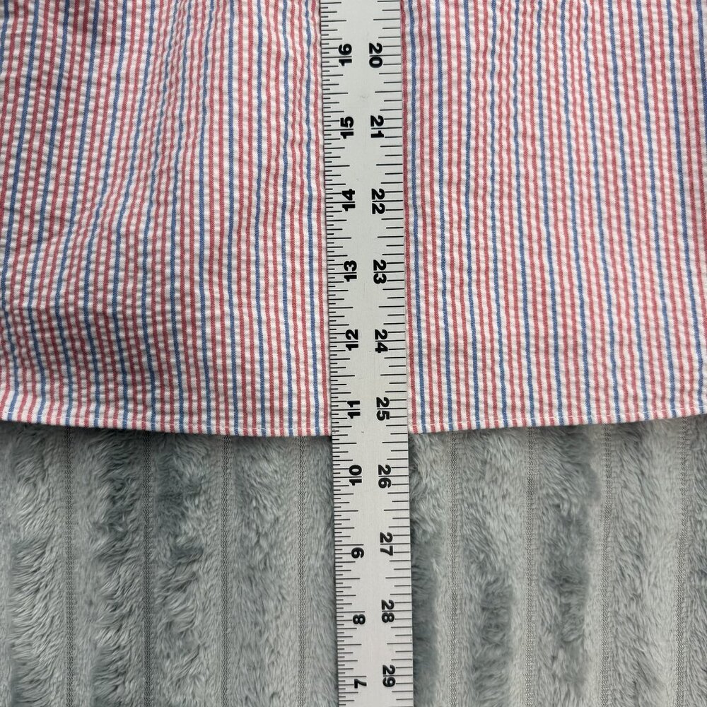 Lilly Pulitzer Esmeralda Ahoy Dress Womens S Preppy Seersucker Strapless Pockets - Picture 6 of 8